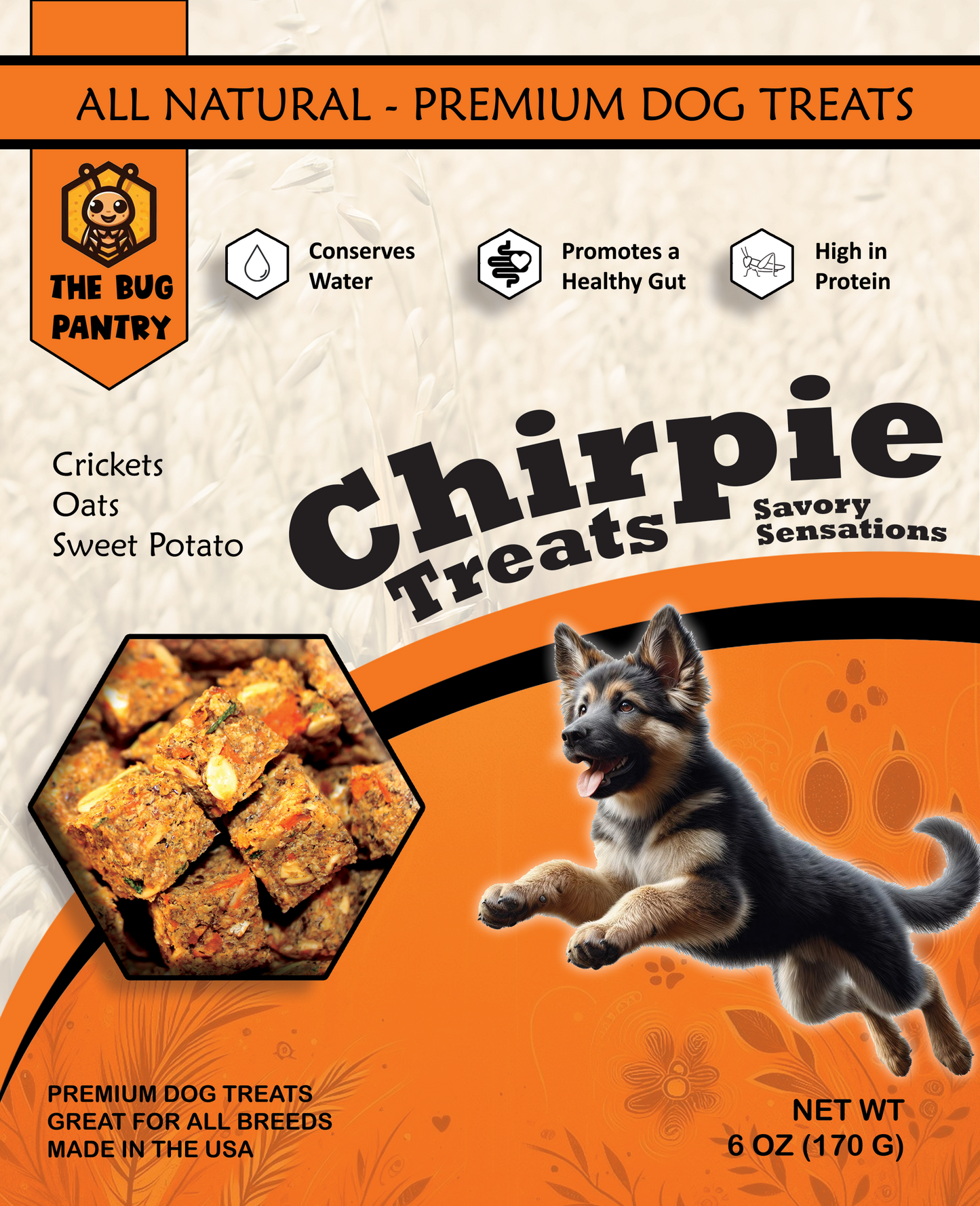 Dog Treats, Chirpie Treats, Front Image