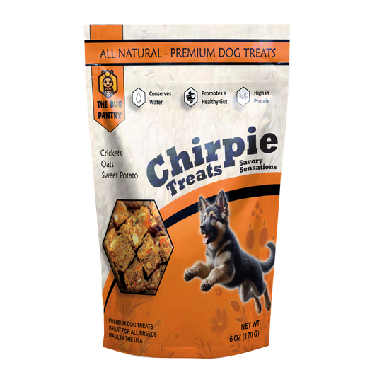 Dog Treats, Chirpie Treats, Front Package