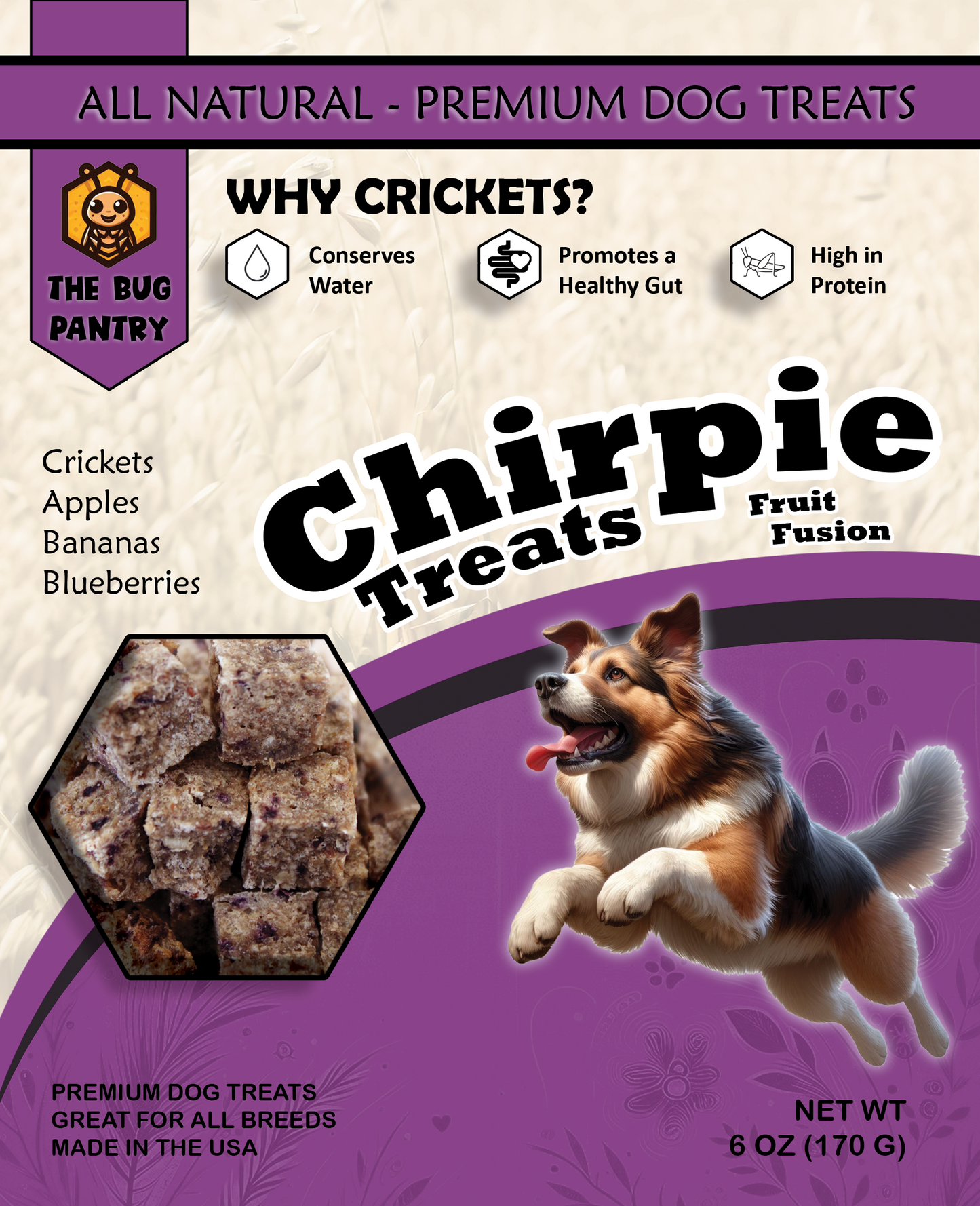 Chirpie Treats Fruit Fusion - The Bug Pantry